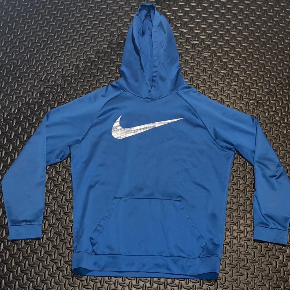 Nike Dri-FIT Hoodie – Men’s Large (L). (Color: Royal Blue)